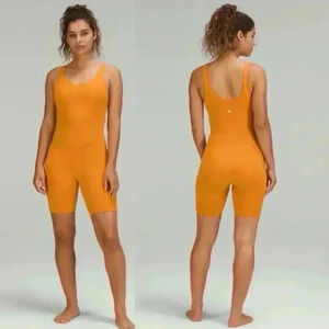 Lululemon Align Onesie Size 2 Autumn Orange